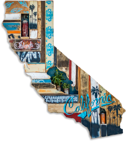 Artistic Map of San Diego