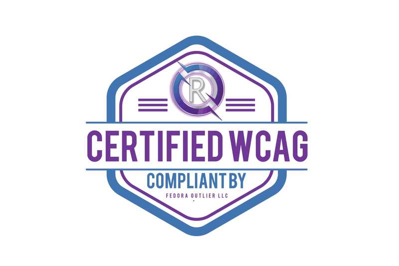 Certified WCAG Compliant by Fedora Outlier LLC
